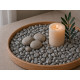 BARATTOLO PIETRA 10 20 MM METALLIZ 700G ARGENTO