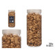 PEDRA DECORATIVA 10 20 MM METALIZADO 700G DOURADA