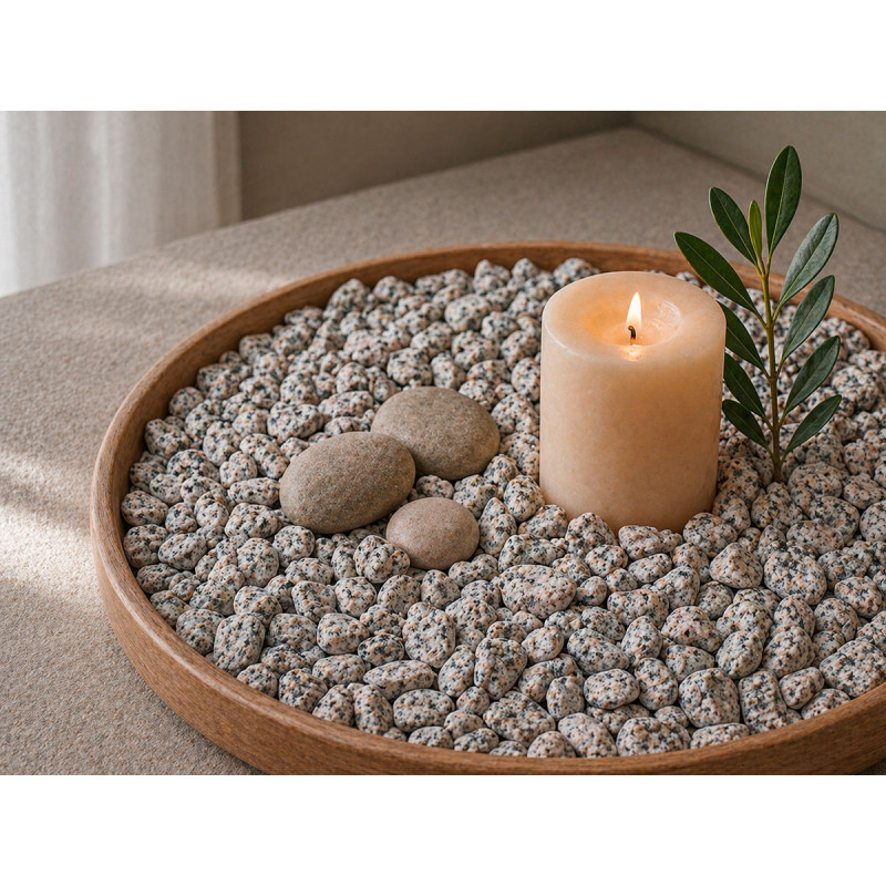 PEDRAS DECORATIVAS 10 20 MM 700G GRANITO