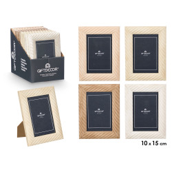 WAVY PHOTO FRAME 10X15 ASSORTED 4