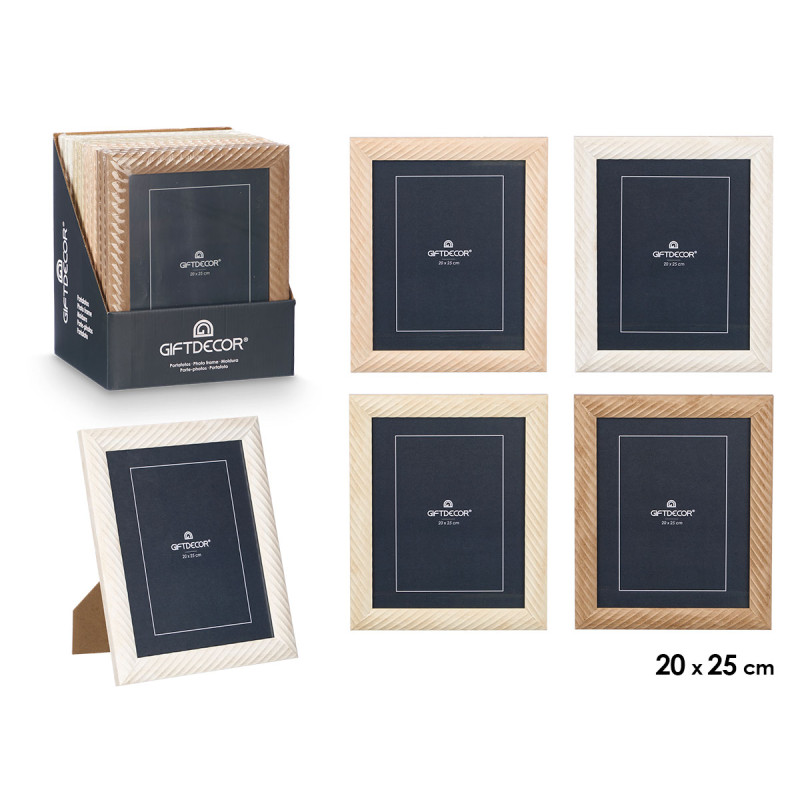 WAVY PHOTO FRAME 20X25 ASSORTED 4