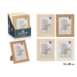 CADRE PHOTO EFFET PIERRE 15X20 ASSORT 4 