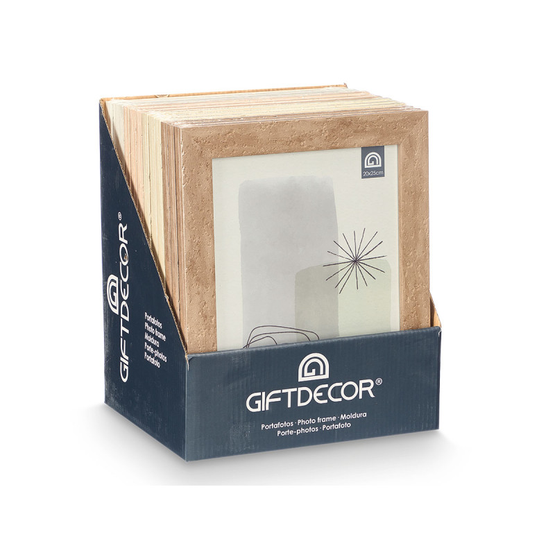 CADRE PHOTO EFFET PIERRE 20X25 ASSORT 4 