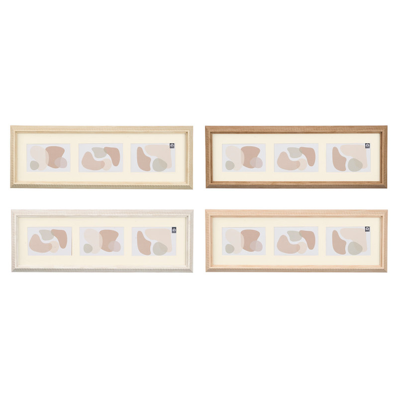 CADRE BORD 3 PHOTOS HORIZONTAL ASSORT 4 