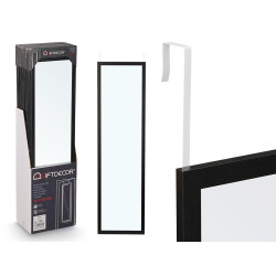 MIROIR DE PORTE COULEUR NOIR 30X120CM