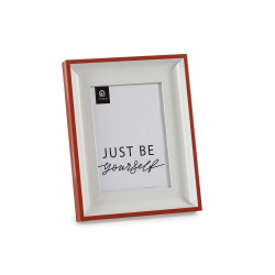 WHITE AND RED PHOTO HOLDER 13X18