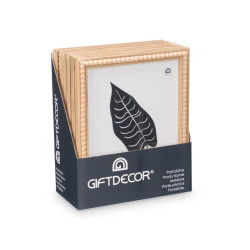 CADRE PHOTO NATUREL BOULES 20 X 25 CM