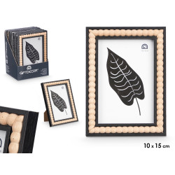 CADRE PHOTO NOIR BOULES 10 X 15 CM