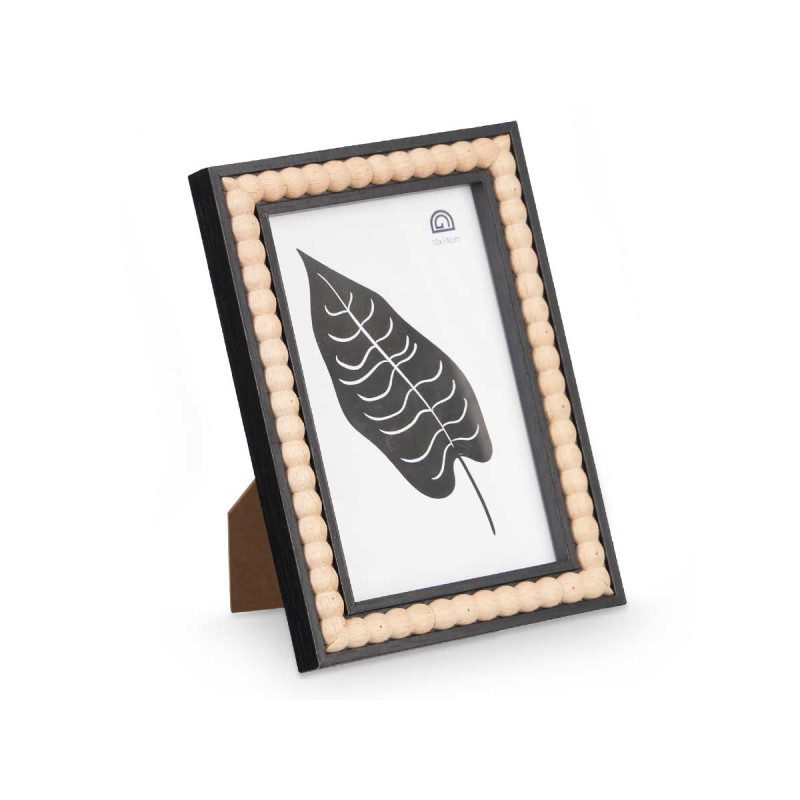 CADRE PHOTO NOIR BOULES 10 X 15 CM