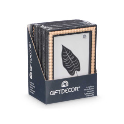 CADRE PHOTO NOIR BOULES 13 X 18 CM 