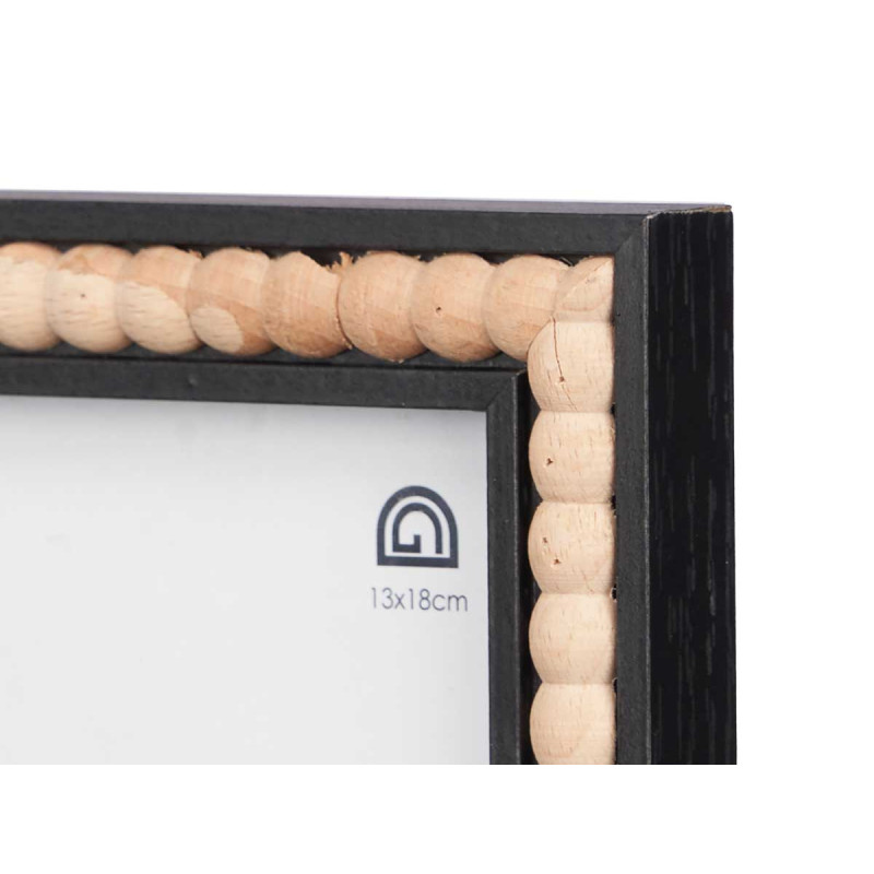 CADRE PHOTO NOIR BOULES 13 X 18 CM 