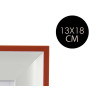 WHITE AND RED PHOTO HOLDER 13X18