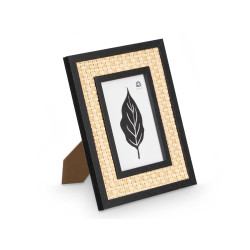 MOLDURA COR PRETA CORDA 10 X 15 CM