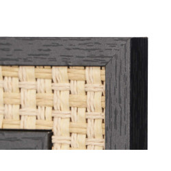 MOLDURA COR PRETA CORDA 10 X 15 CM