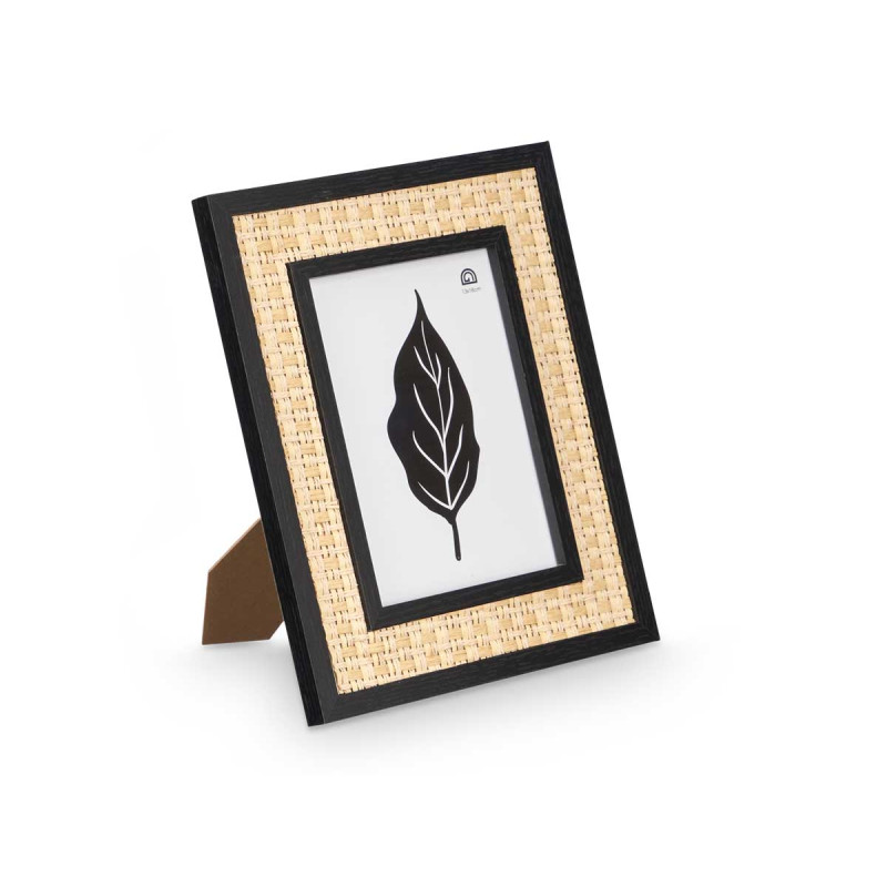 CADRE PHOTO NOIR CORDE 13 X 18 CM 