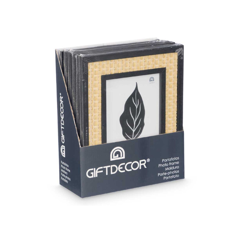 CADRE PHOTO NOIR CORDE 13 X 18 CM 