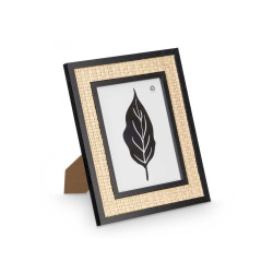 MOLDURA COR PRETA CORDA 15 X 20 CM