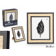 CADRE PHOTO NOIR CORDE 20 X 25 CM