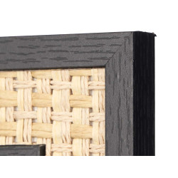 MOLDURA COR PRETA CORDA 20 X 25 CM