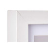 10X15CM WHITE PASSE-PARTOUT WOOD PHOTOFRAME 