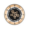 WOODEN GEAR WALL CLOCK 60CM