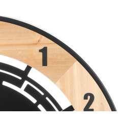 RELOJ PARED ENGRANAJE MADERA 60 CM