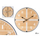 OROLOGIO PARETE LEGNO 60CM