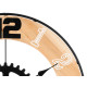 HORLOGE MURALE ENGRENAGE METAL 60 CM