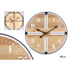 HORLOGE MURALE BOIS 40 CM