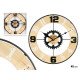 RELOJ PARED ENGRANAJE METAL 40 CM 