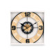 HORLOGE MURALE ENGRENAGE METAL 40 CM