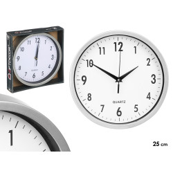 HORLOGE ROND GRIS