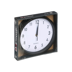 HORLOGE ROND NOIR