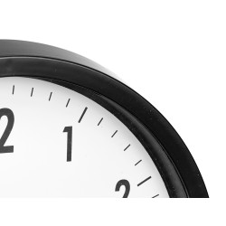 RELOJ REDONDO NEGRO