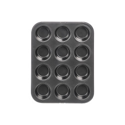 GREY RECTANGULAR 12CUP MUFFIN PAN