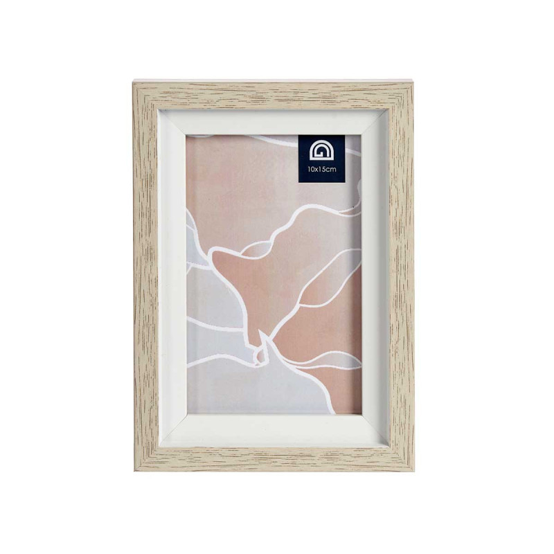 PORTEPHOTO NATUREL REBORD BLANC 10X15CM