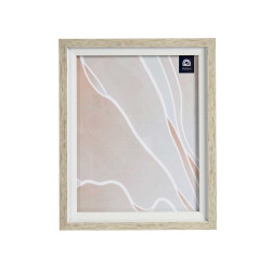 PORTAFOTO NATURALE BORDO BIANCO 20X25CM