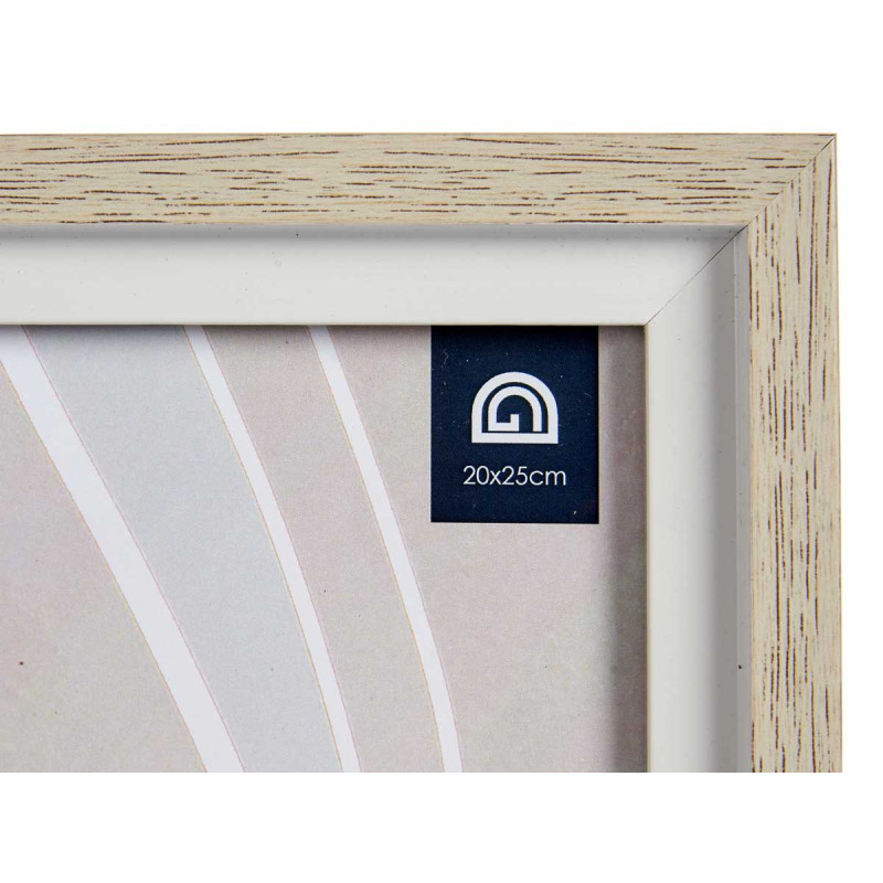 PORTEPHOTO NATUREL REBORD BLANC 20X25CM
