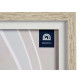 MOLDURA NATURAL BORDA BRANCA 20X25CM 
