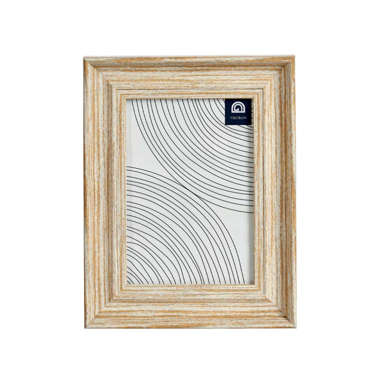 PORTEPHOTO EFFET BOIS OR 13X18CM