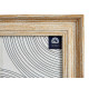 MOLDURA NATURAL BORDA DOURADA 13X18CM 