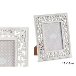 PORTEPHOTO GRAVE BOIS BLANC 13X18 CM