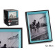 PORTEPHOTOS BOIS 13X18 NOIR ET BLEU