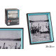 PORTEPHOTOS BOIS 20X25 NOIR ET BLEU