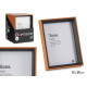 PORTEPHOTOS BOIS 15X20 MARRON ET NOIR
