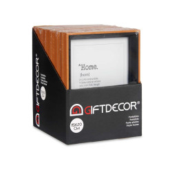 PORTAFOTO LEGNO 15X20 MARRONE E NERO