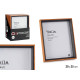PORTEPHOTOS BOIS 20X25 MARRON ET NOIR