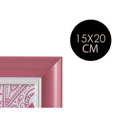 MOLDURA 15X20 ROSA
