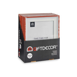 PORTEPHOTOS 20X25 BLANC ET ROUGE