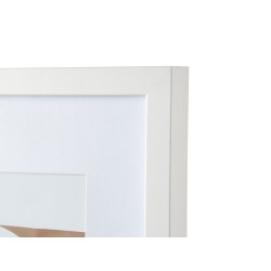 PORTEPHOTO BOIS PASSE-PARTOUT 15X20CM BLANC
